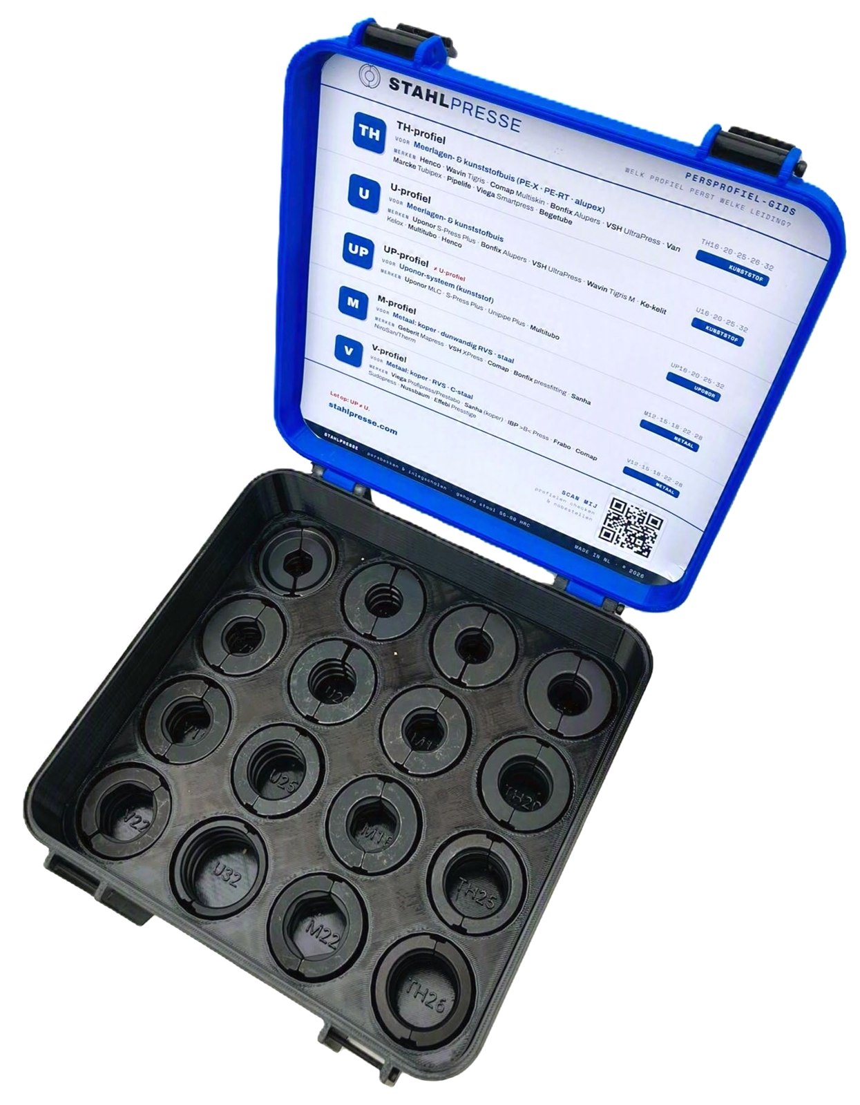 Stahlpresse persbek en koffer